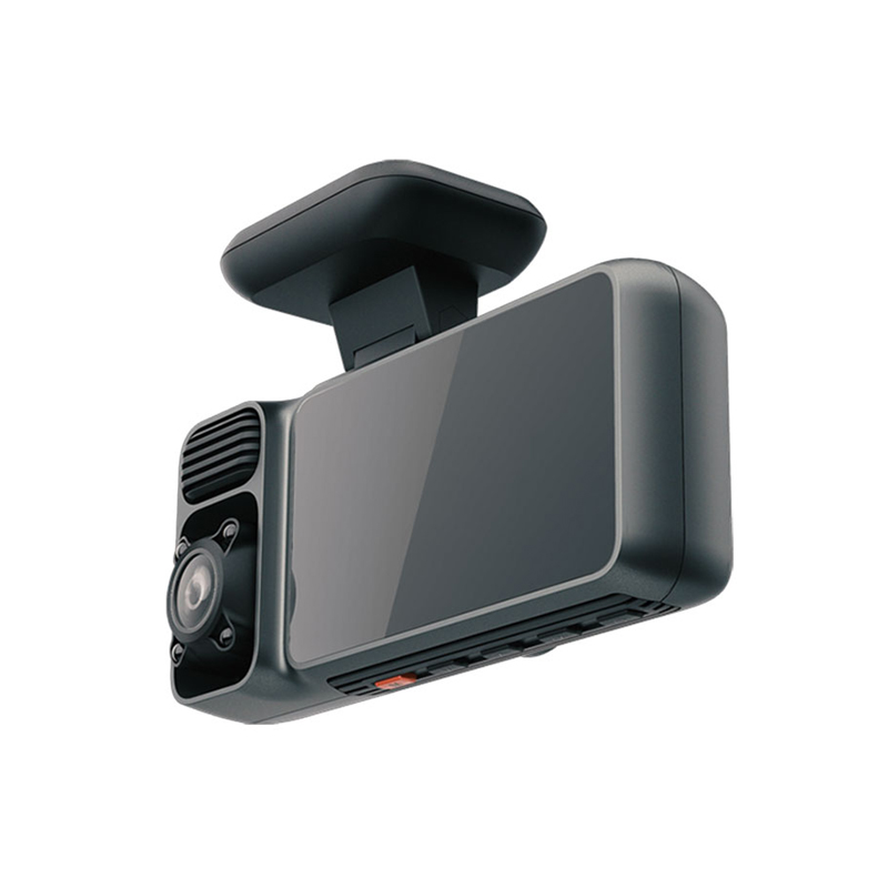 Dash Cam a 3 canali anteriore e posteriore GPS WiFi 5GHz integrato integrato